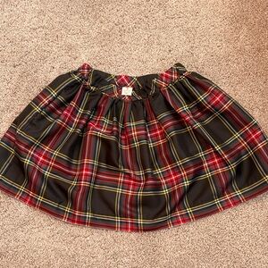 J. Crew Kids Plaid Skirt in Red and Black